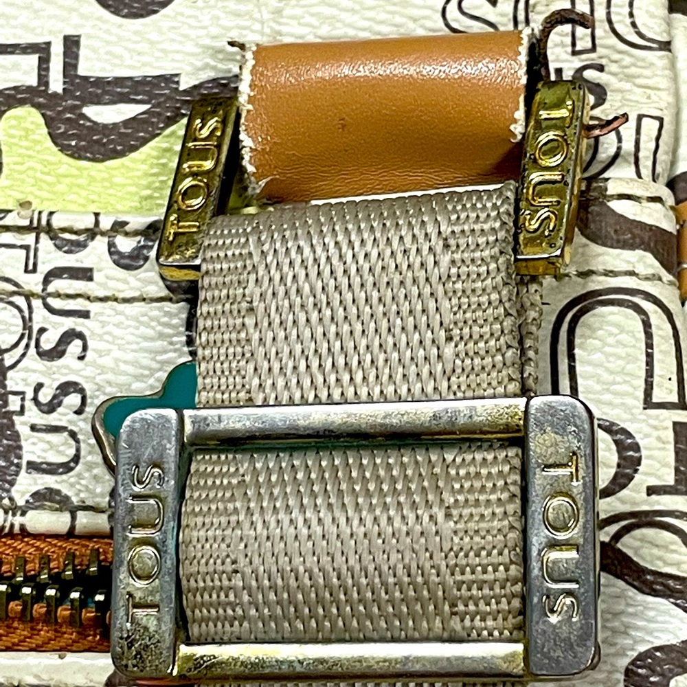 TOUS Multi-color Bear LIMITED EDITION BAG Messenger Style Crossbody - Picture 9 of 11